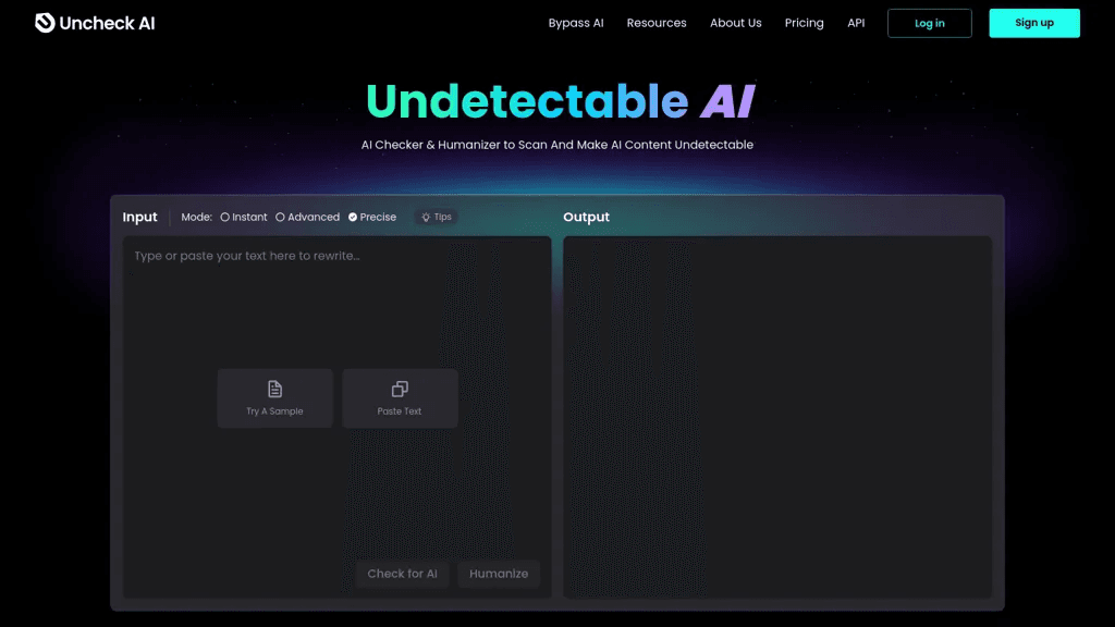 Uncheck AI 工具截图