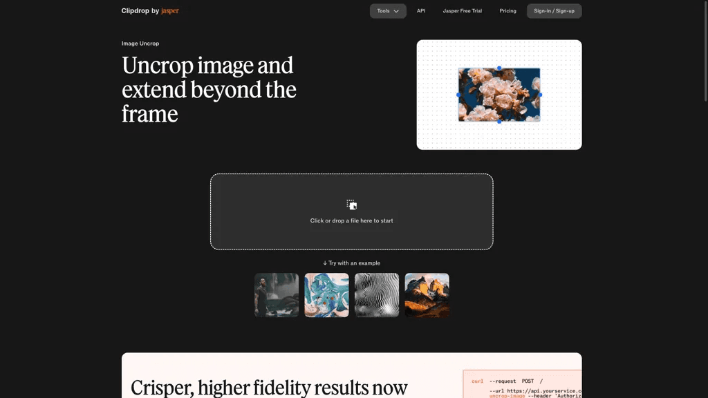 Uncrop 工具截图