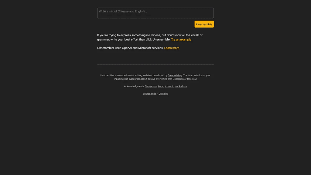 Unscrambler 工具截图
