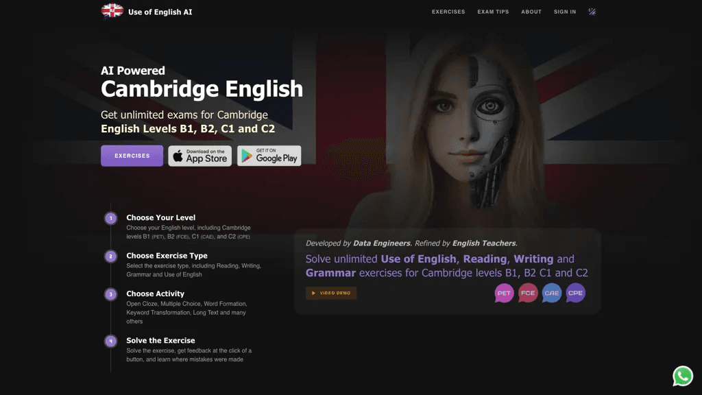 Use of English AI 工具截图