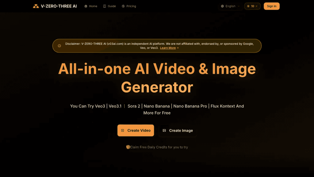 V03 AI 工具截图