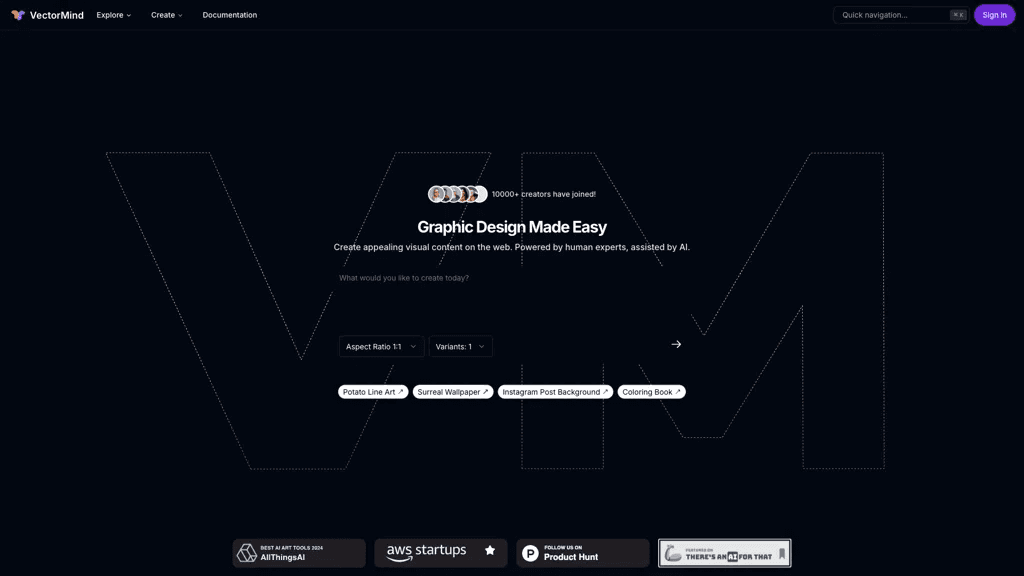 Vectormind ai 工具截图