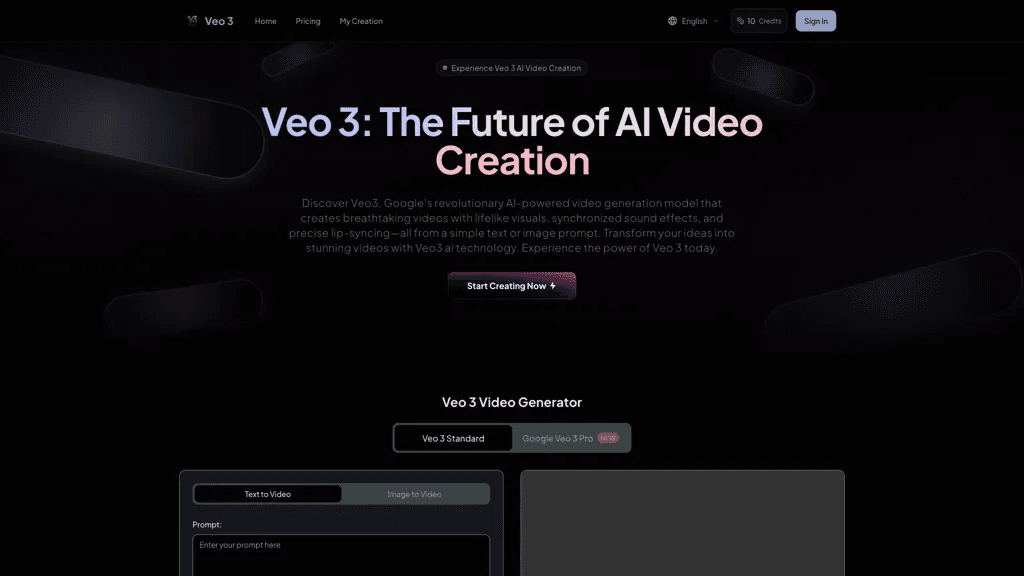 Veo3ai.org 工具截图