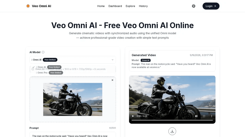 veomni.io 工具截图