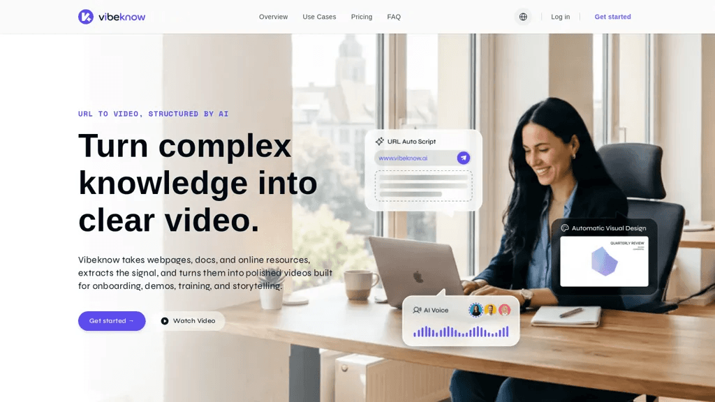 VibeKnow.ai 工具截图