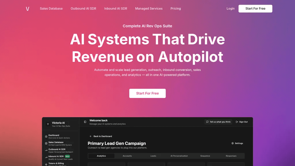 Victoria AI 工具截图