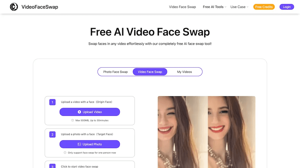 Video Face Swap 工具截图