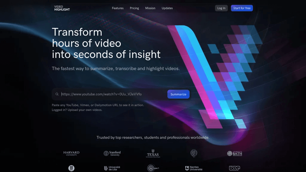 Videohighlight 工具截图