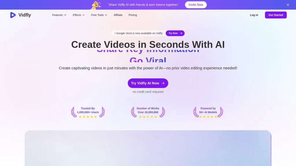 Vidfly.ai 工具截图