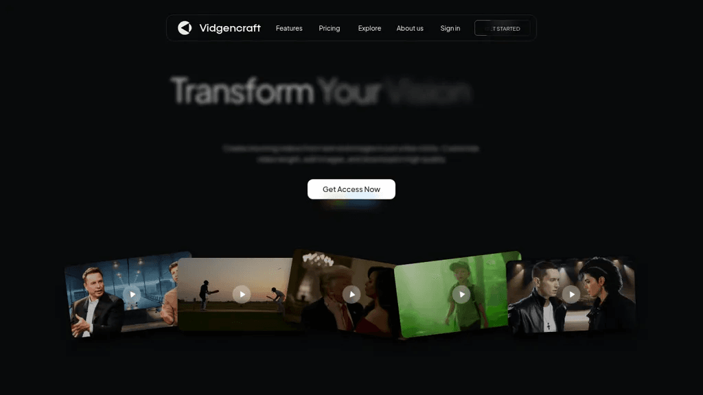 Vidgencraft 官网截图