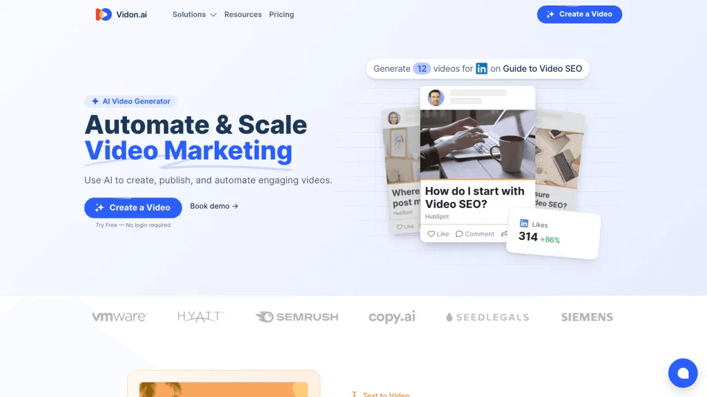 Vidon.ai 工具截图