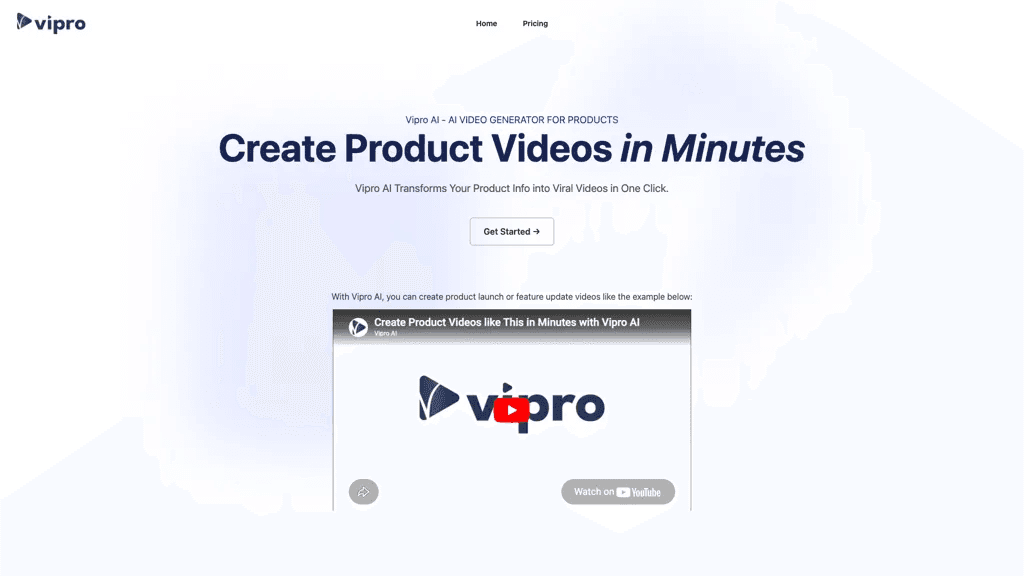 Vipro AI 工具截图