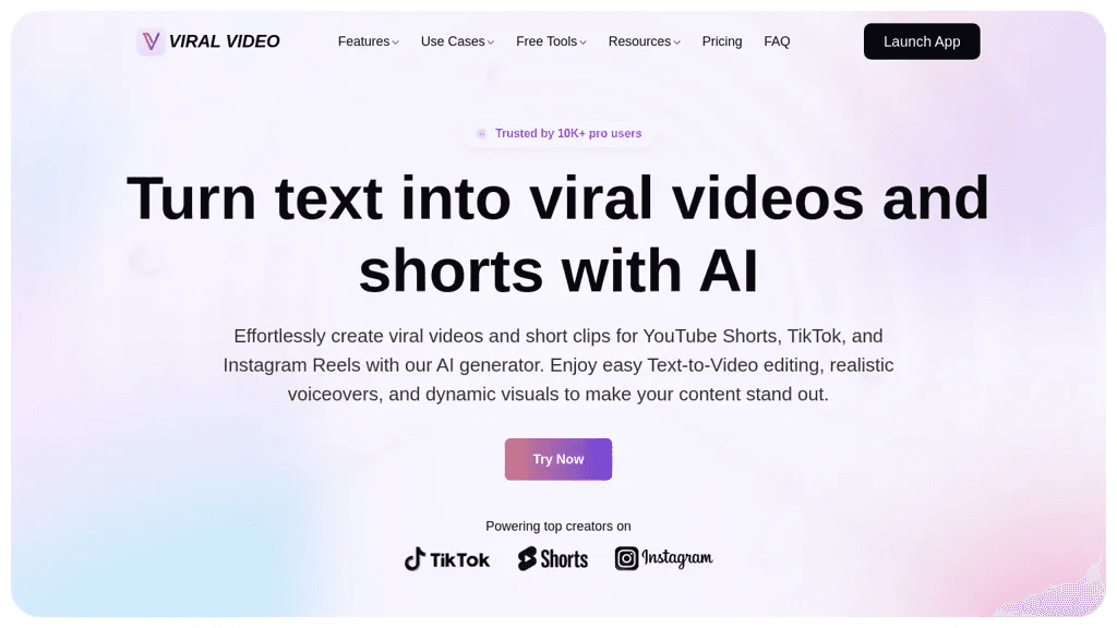 ViralVideo 工具截图