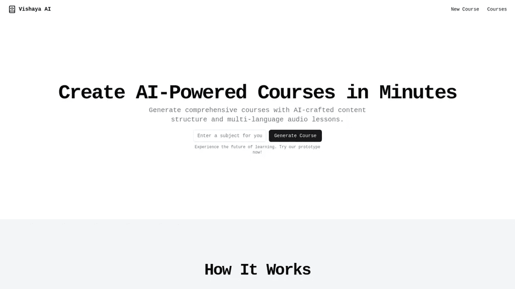 Vishaya AI 工具截图