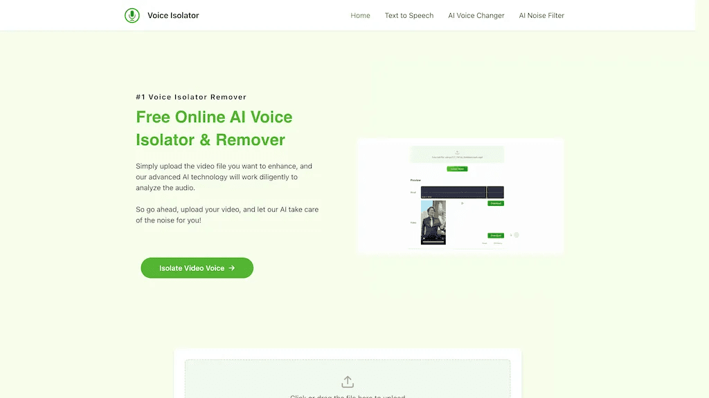 Voice Isolator 工具截图