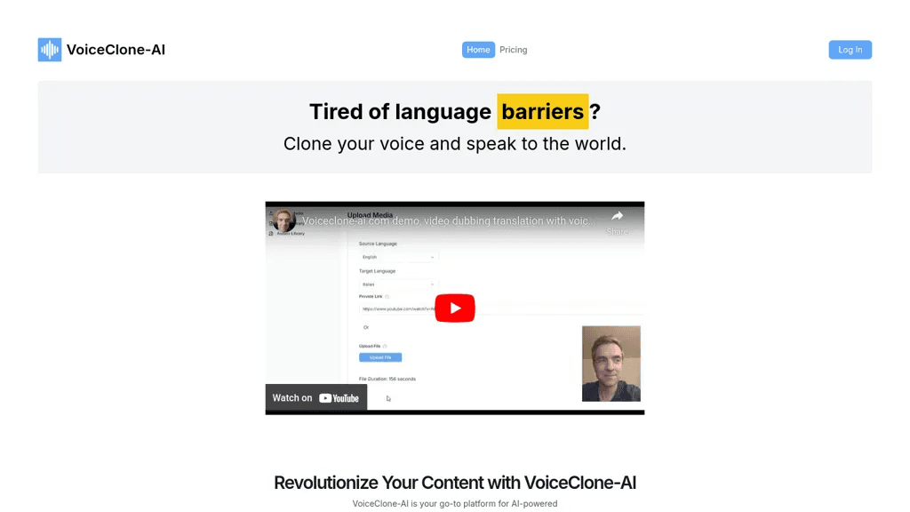 VoiceClone-AI 工具截图