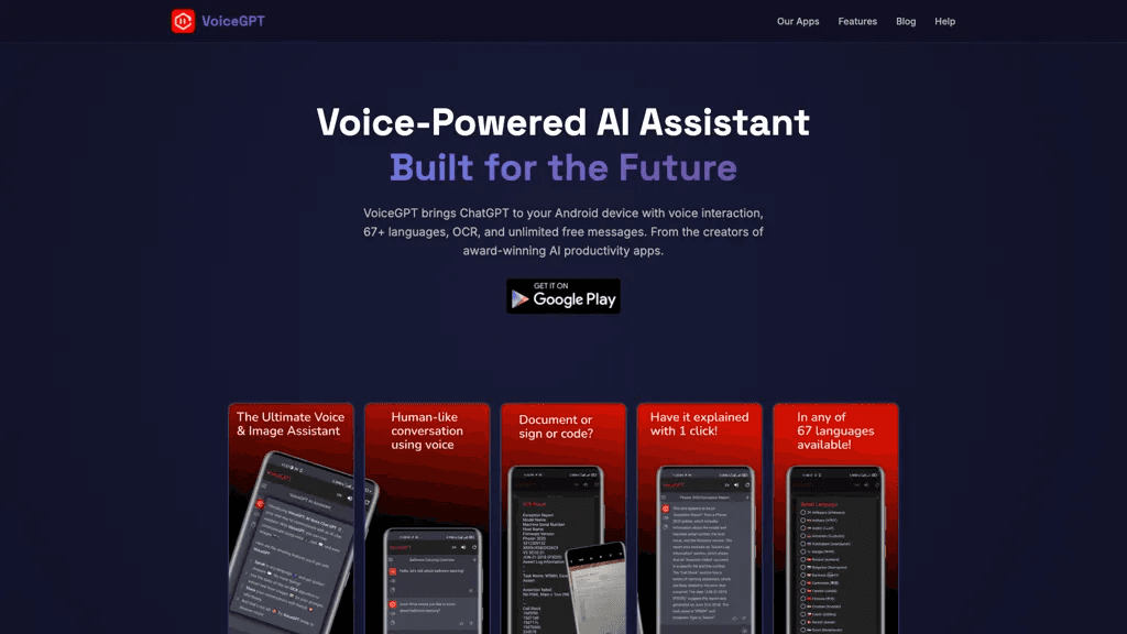 VoiceGPT 工具截图