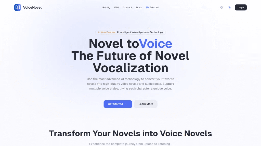 VoiceNovel 工具截图