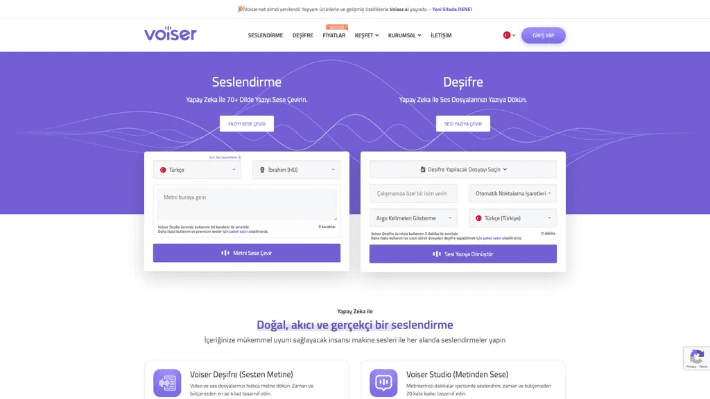 Voiser 官网截图
