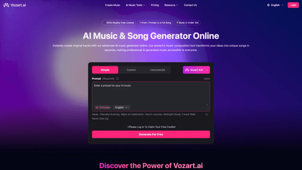 Vozart 工具截图