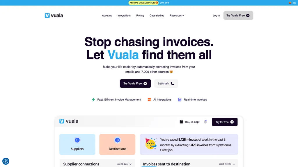 Vuala 1.0 官网截图