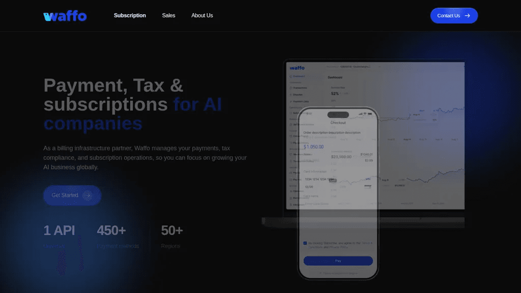 Waffo.ai 官网截图