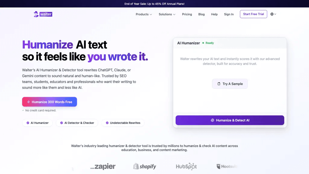 Walter writes AI 工具截图