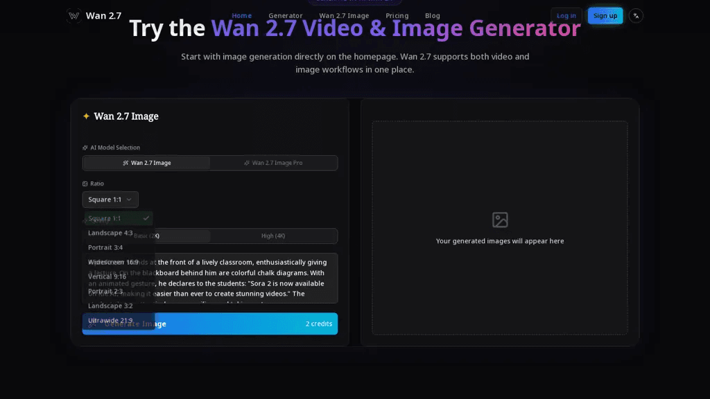 Wan2.7.org 官网截图