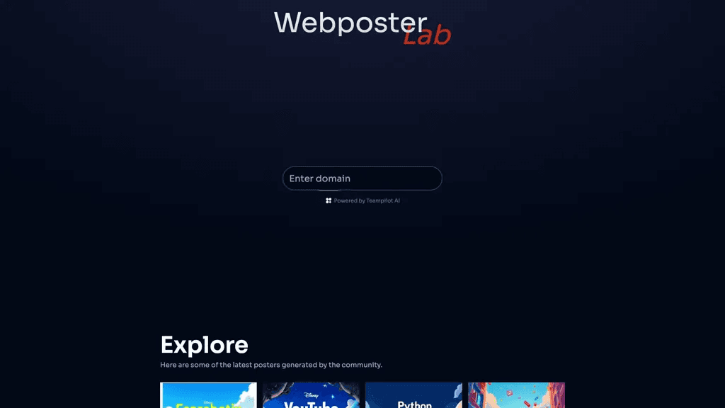 Webposter lab 工具截图