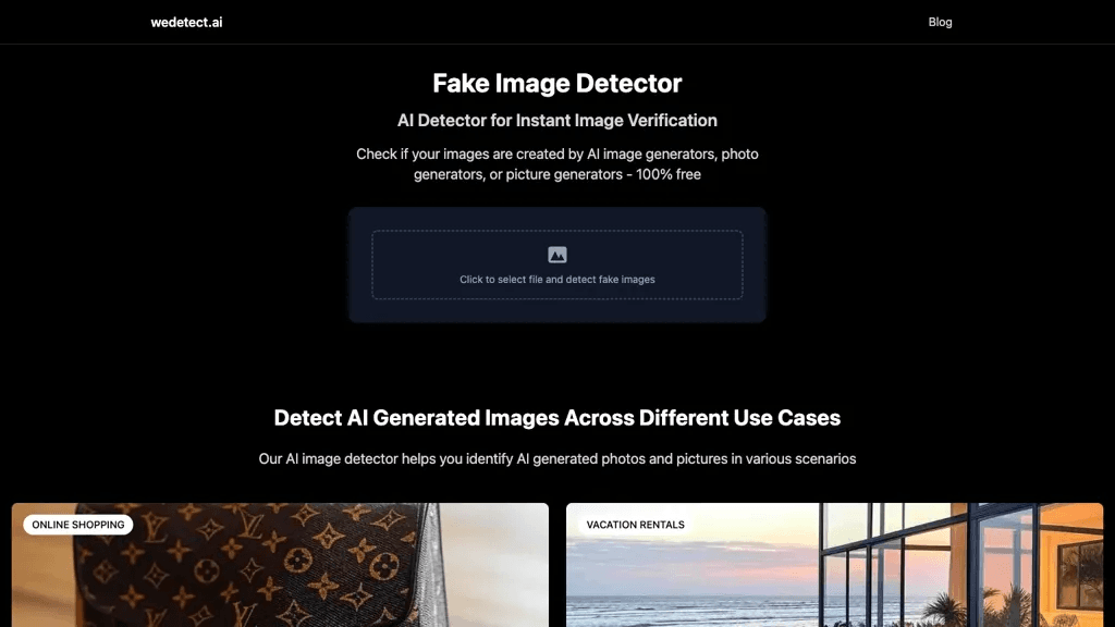 wedetect.ai 工具截图