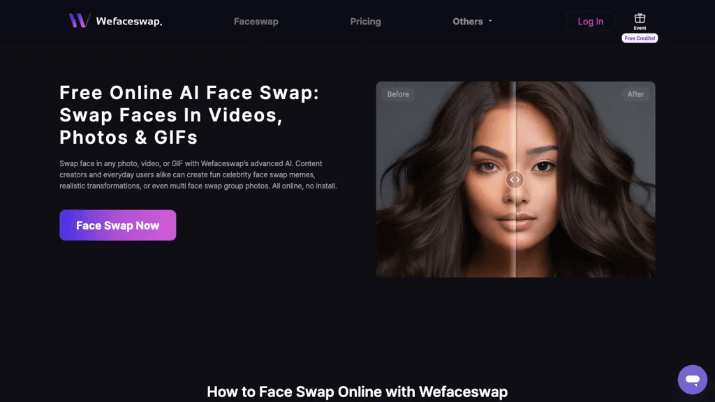 Wefaceswap 工具截图