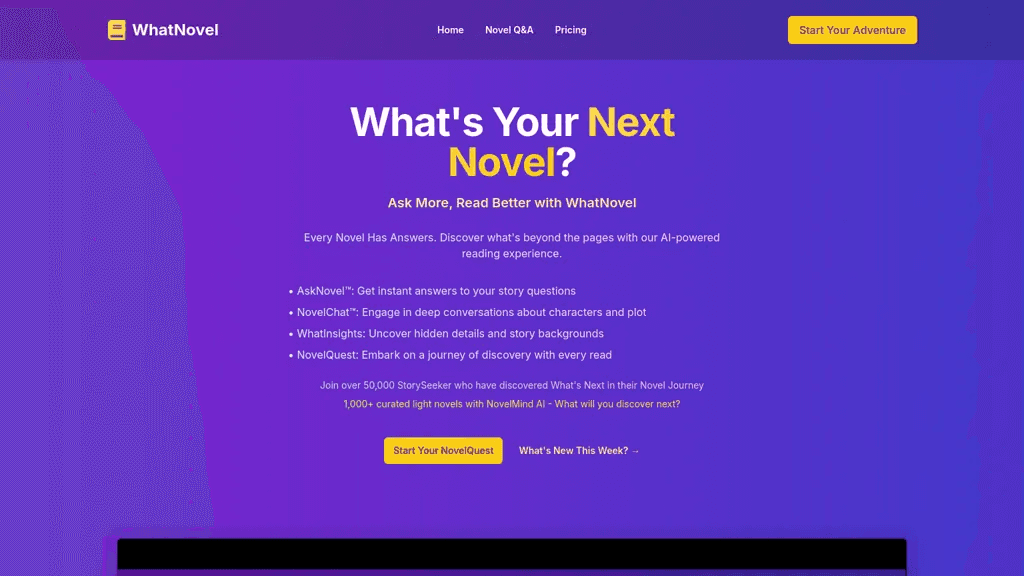 WhatNovel 工具截图