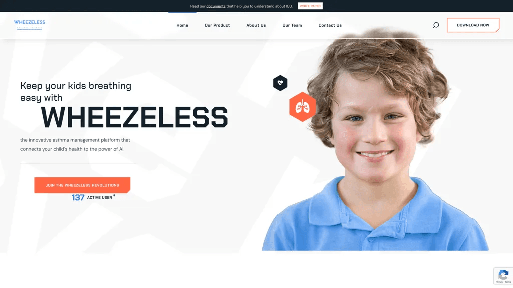 Wheezeless 官网截图
