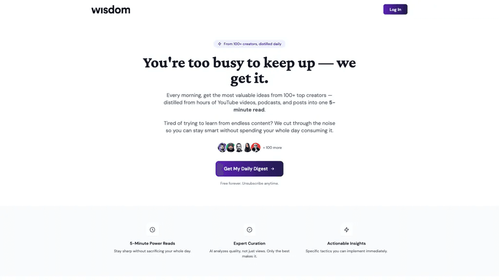 WisdomAI 官网截图