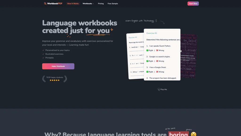 WorkbookPDF 官网截图