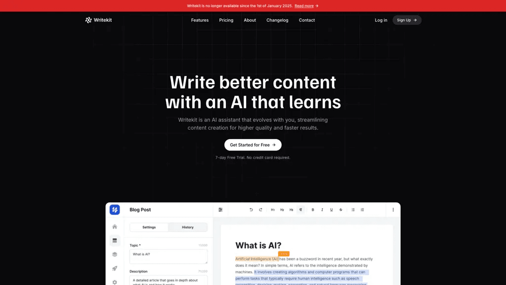 Writekit 工具截图