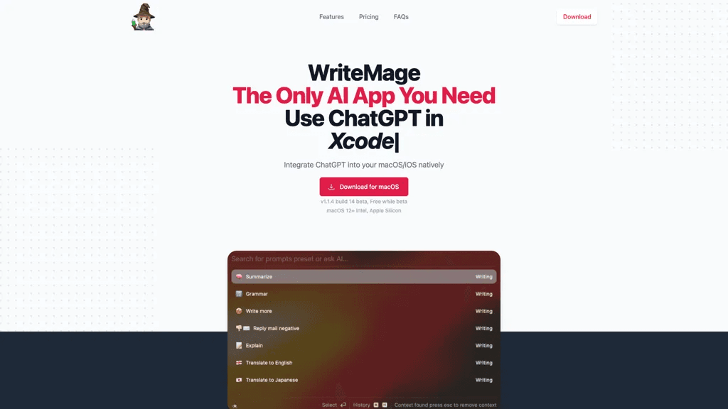 WriteMage 工具截图