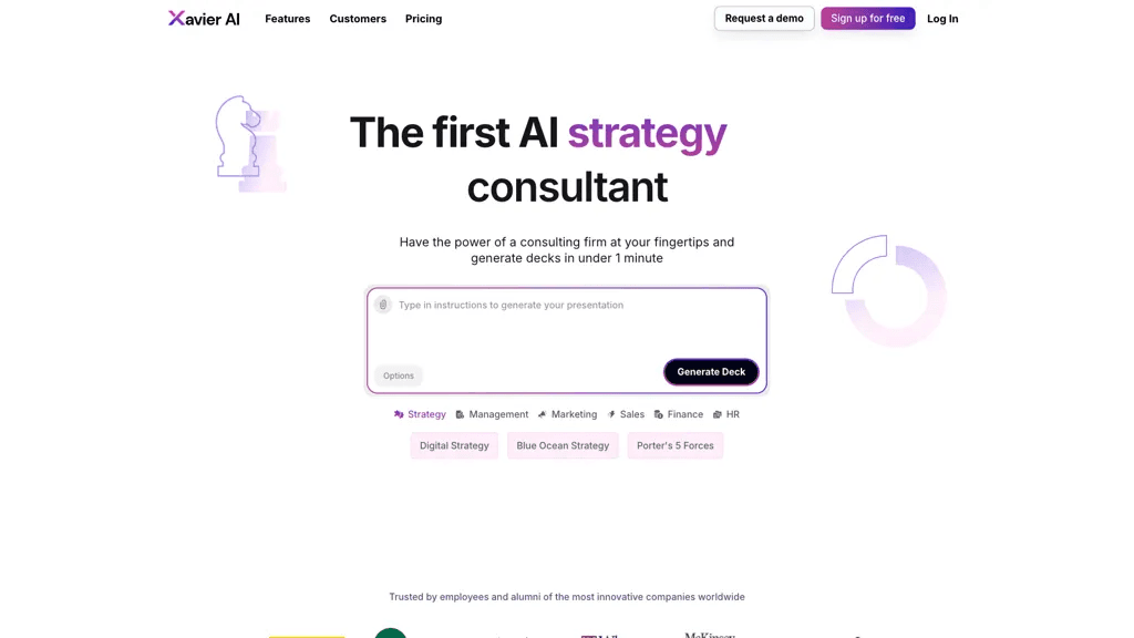 Xavier AI 工具截图
