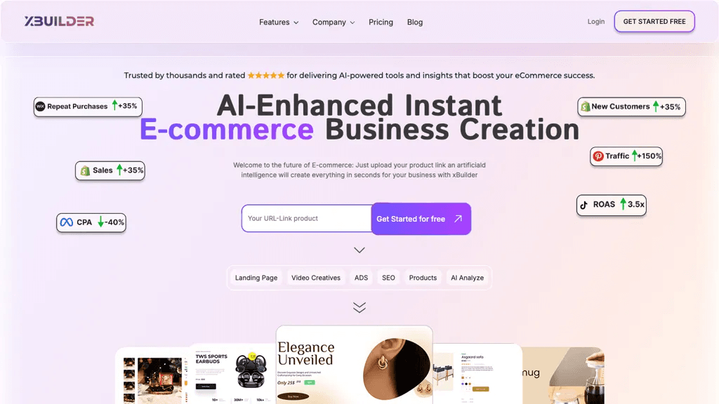 xBuilder.ai 官网截图