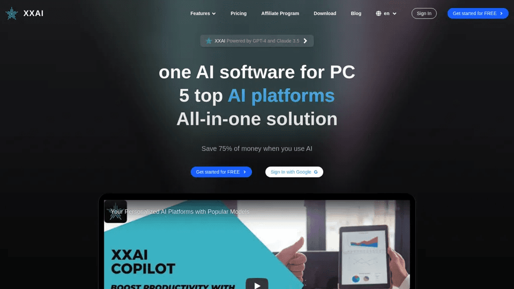 XX.AI 工具截图