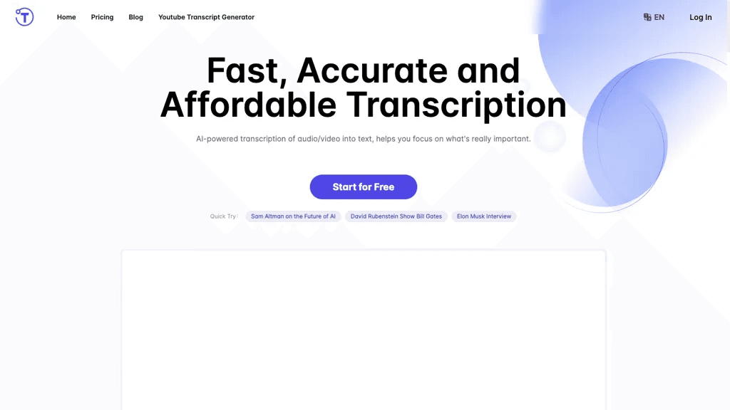 Yescribe.AI 工具截图