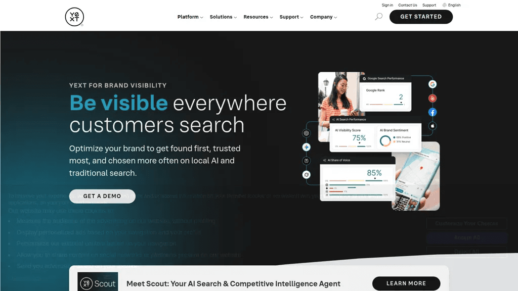 yext.com 官网截图