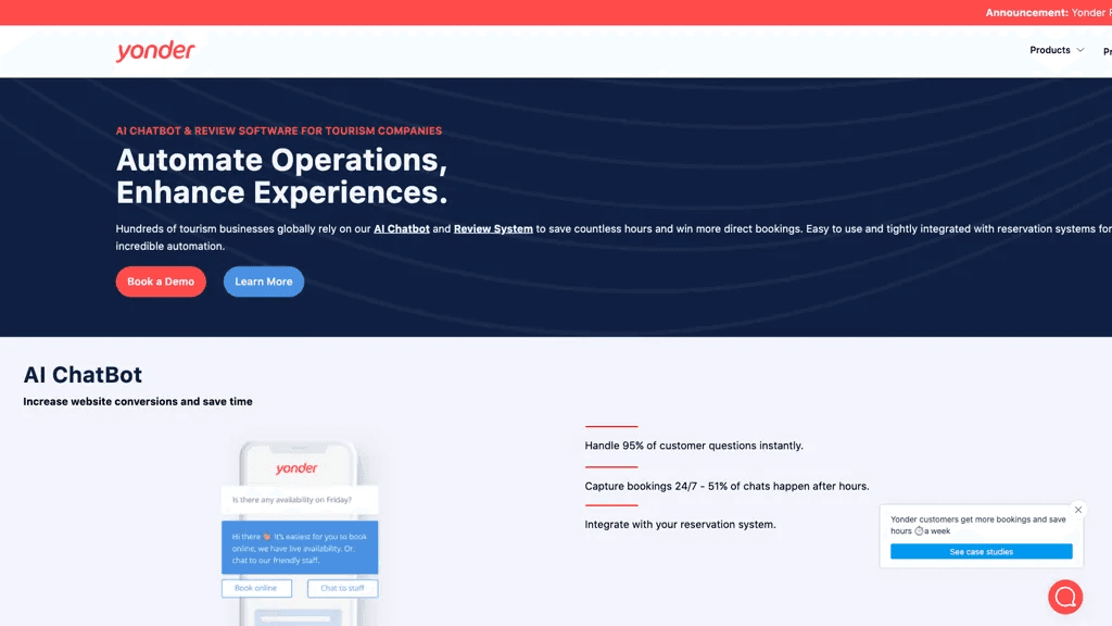 Yonderhq.com 官网截图