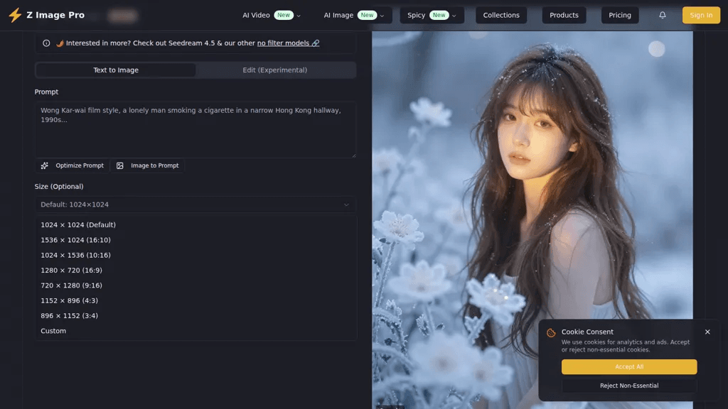 Z-Image AI 工具截图
