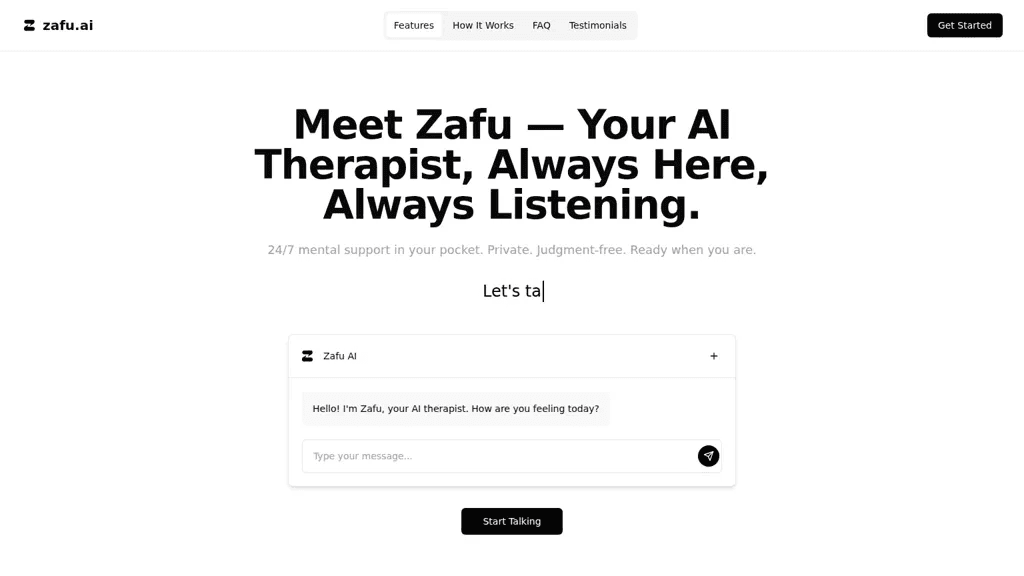 Zafu.ai 工具截图
