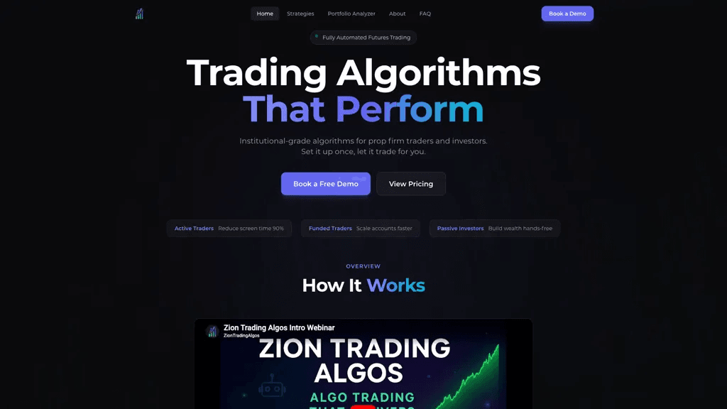 Zion Trading Algos 工具截图