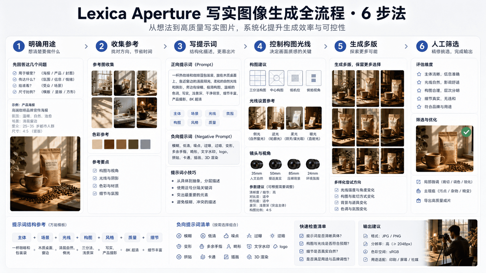 Lexica Aperture 写实图像生成流程