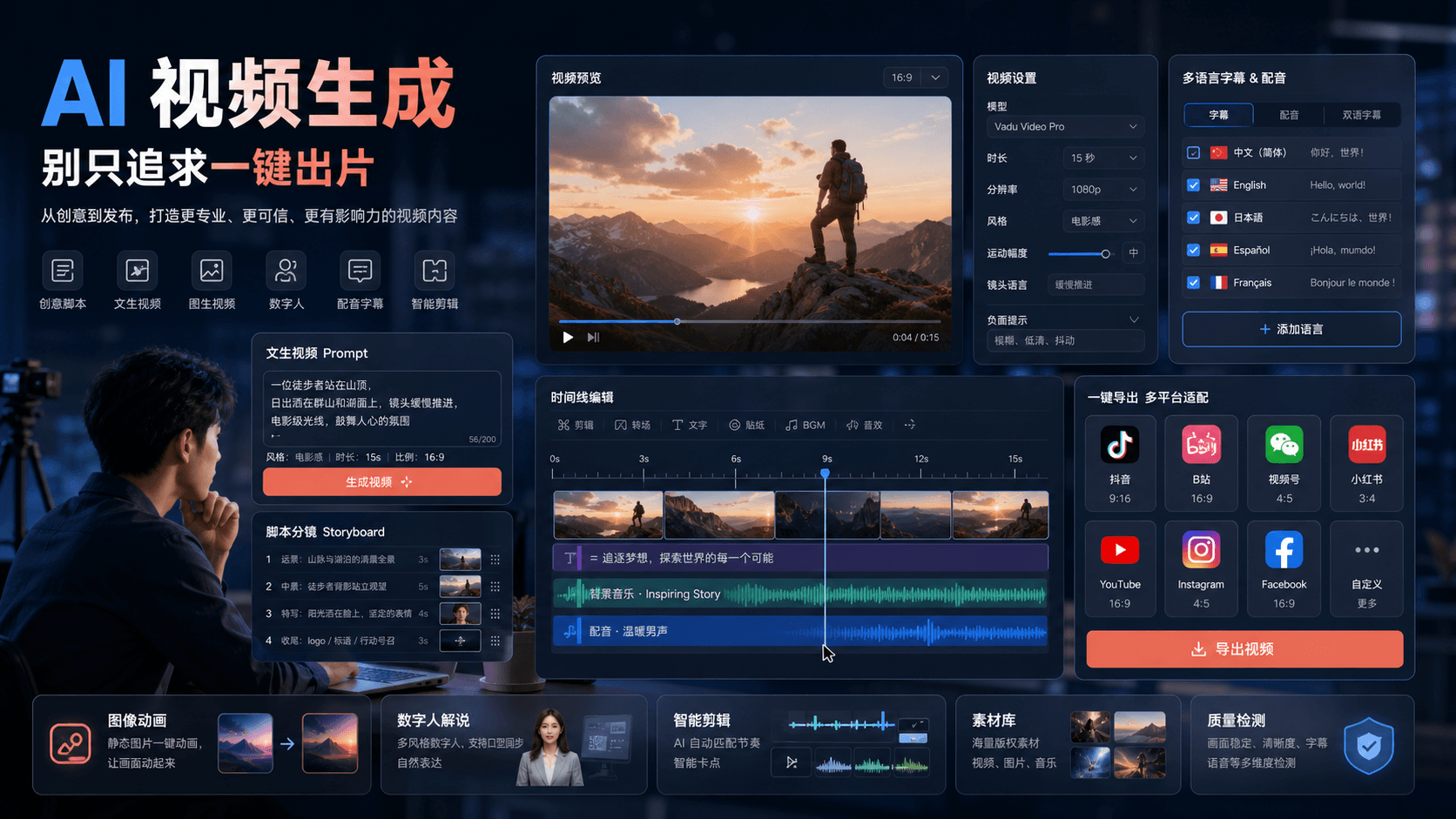 Vadu AI:AI 视频生成的关键,不是追求一键出片