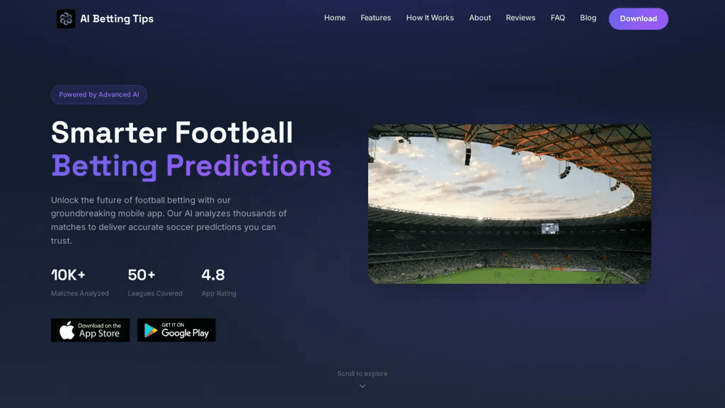 AI Betting Tips 官网截图