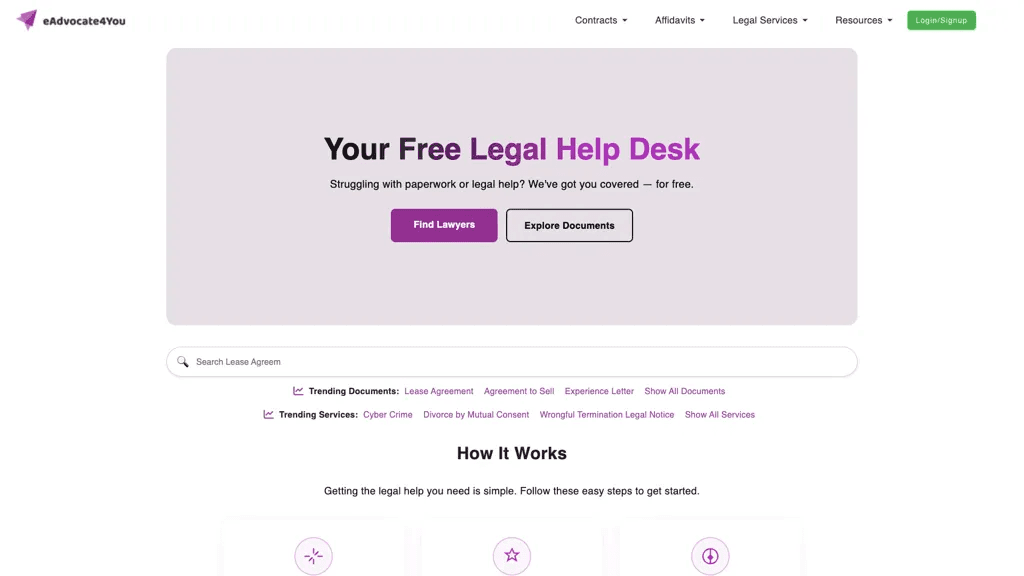 eAdvocate4You 官网截图